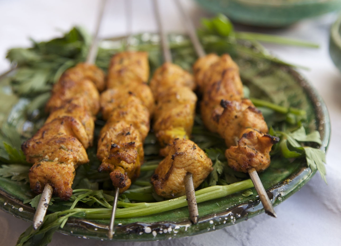 Grilled Marinated Chicken Brochettes with a Moroccan Twist McCormick